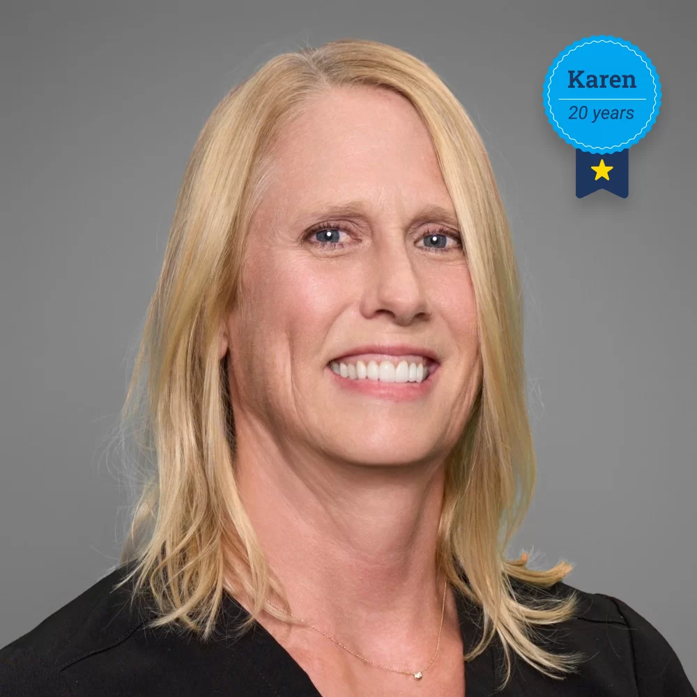 Karen, Dental Hygienist, The Foleck Center Hampton Roads Karen, dental hygienist at The Foleck Center, with 20 years of experience in the Hampton Roads community