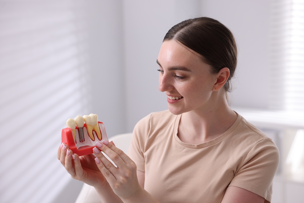 Choosing an Implant Crown Shade: Virginia Beach Dental Implant Patient
