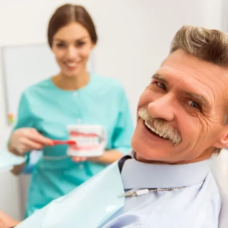 Virginia man happy with new dentures